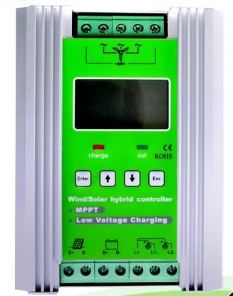Gowe MPPT 1200 W Intelligente Hybrid Laderegler, Solar Power 400 W, Wind Power 800 W, 12/24 V