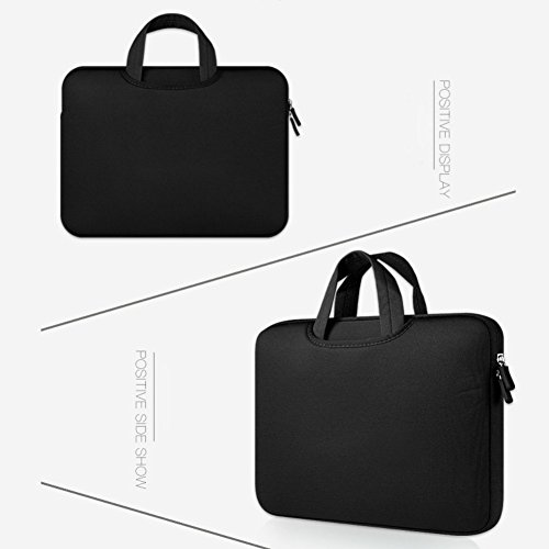 Balai Schutz Tragbar Laptop-Tasche Notebook Taschen Hüllen Computer Schutz Case Bag, 15.6 inch Schwarz - 3
