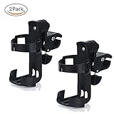 verstellbar Fahrrad Flaschenhalter Rack 360 Grad drehbar Kunststoff Stahl Flasch