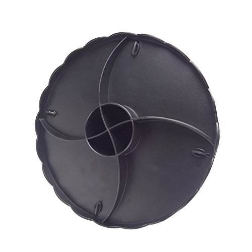 St.Oswalds Rotating Kosmetik Organizer Tower für Make UP Aufbewahrungs (Schwarz) - 6