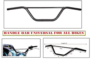 Aow Attractive Offer World Universal Customized Handle Bar/Handlebar Black Pipe/Rod BLk-27Universal for All Bikes