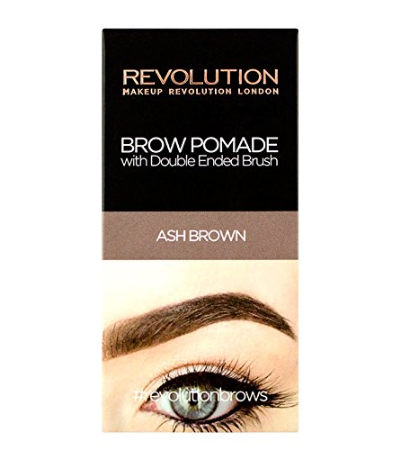 Makeup Revolution Brow Pomade Mit pinsel – Ash Brown - 2