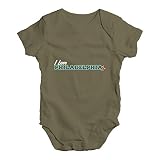 TWISTED ENVY Baby Mädchen (0-24 Monate) Body Gr. 6-12 Monate, Khaki
