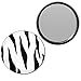 Zebra Print - 55mm Round Compact Mirror