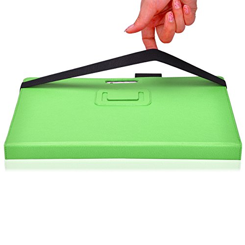 Microsoft Surface Pro 3 Cover Tasche mit praktischer Stand Funktion Case aus robustem Kunstleder kombiniert Schutz und Design für Ihr Microsoft Surface Pro 3 Hülle Case Grün von UC Express® - 8