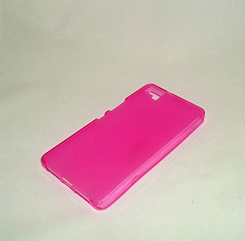 Funda de Gel Silicona para BQ AQUARIS M5 color ROSA - Envio por mensajeria URGENTE