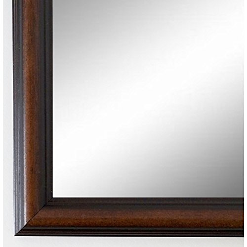 Spiegel Wandspiegel Badspiegel - Berlin 2,3 - Braun - 200 Größen zur Auswahl - handgefertigt - 50 x 60 - FM - Antik, Vintage