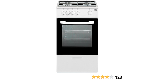 BEKO CSG-42009DW CSG42009DW 4F Gasherd Butanoq, Schwarz, 85x50x50:  Amazon.de: Elektro-Großgeräte