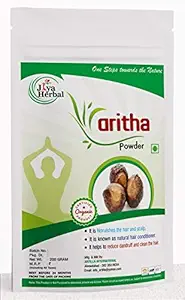 Jiya Herbal 100% Reetha Powder For Hair, Scalp Treatment, hair growth and conditioning - 200 Gm