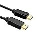 Produktbild Value Displayport Kabel v1.3/v1.4 | Video und Audio-Übertragung DP zu DP | Anschluss männlich | Schwarz 1 m