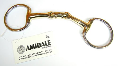 Amidale-Eggbut-Snaffle-Horse-BitCopper-MixStainless-Steel-German-Steel-Bit