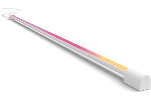 ‎PHILIPS HUE Philips Hue Play Gradient Light Tube weiß 125cm, 1260lm, Surround-Beleuchtung, bis zu 16 Mio. Farben, einstellbare Lichteffekte, steuerbar via App, für Fernseher geeignet