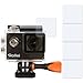 Produktbild 5 x Schutzfolie für Rollei Actioncam 300 Plus klar/wie unsichtbar für die Frontscheibe