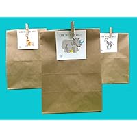 Mitgebseltüten Kindergeburtstag ZOO Motiv