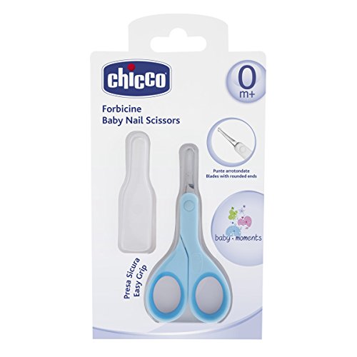 Chicco Babyschere inklusive Schutzkappe, blau - 2