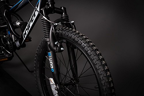 20″ Zoll Kinder Fahrrad MTB Fully Shimano Mountainbike schwarz - 7