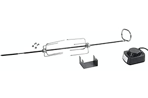 SANTOS motorisierter Drehspieß für Napoleon Rogue 525er- elektrische Gasgrill-Rotisserie für den perfekten, unkomplizierten Grillgenuss