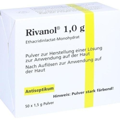 Preisvergleich Produktbild RIVANOL 1,0 g Pulver 50 St Pulver