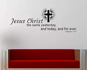 LANSTICK Jesus Christ Sticker for Wall Decoration