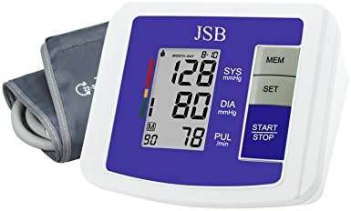 JSB DBP05 Arm Blood Pressure Monitor (White-Blue)