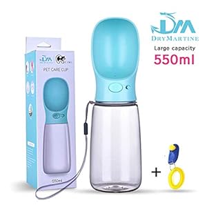 Botella de Agua para Perro, Botella Portátil de agua Potable para Mascotas al Aire Libre, Resina Plástica ABS Ambiental 550ML!!