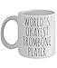 Produktbild Ethelt5IV Worlds Okayest Posaunist Mug Band Player Most Okay Posaunenmusiker Lustige Geschenkidee zum Geburtstag Valentinstag Posaune Kaffeetasse