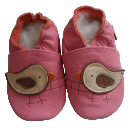 Soft Leather Baby Shoes Bird 6-12 months