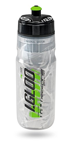 Raceone Borracce per Bicicletta Unisex Adulto, Verde, Unica