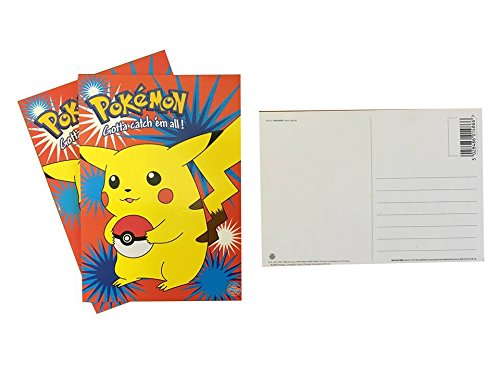 Pokémon Einladungskarte (Postkarte) (Einzelkarte) „Pikachu“ 30er Set Din A - 3