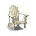 Produktbild LeisureLine Muskoka Chair aus recyceltem Kunststoff, Tan / NAaural