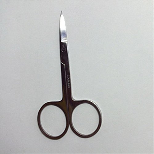 Stainless Steel DIY Eyebrow Moustache Facial Remove Dead Skin Scissors Trimmers