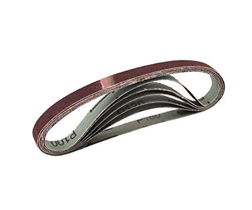 48 x Bandschleifpapier 13 x 457 mm Schleifpapier Bandschleifer Schleifband Körnung 40/60/80/100/120/150 - 2