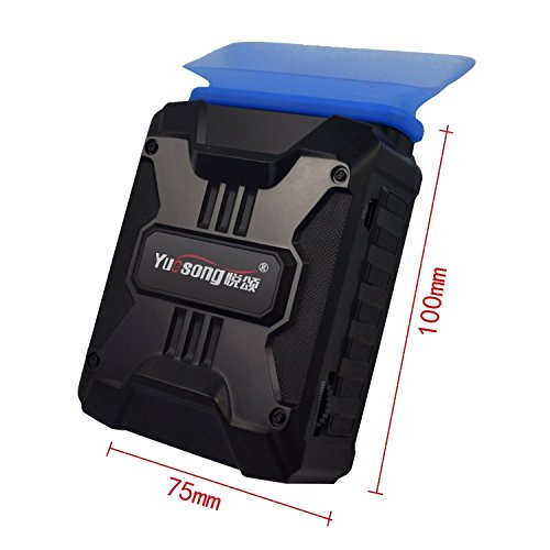 Itian Laptop Kühler, Laptop und Notebook Cooling Pad Luftabsaugung Laptop Kühler mit Vakuumgebläse — USB Powered, Windsteuerung, Leiser Betrieb, Ultra-Portable Heizkörper, CPU-Kühler, Lüfter-Kühlkörper für Notebook (Schwarz) - 6