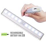 ☀ 【 Einfache Installation】 --- Ein Klebestreifen mit Magnetfeldern lässt sich leicht am Lampenkörper anbringen und vom Lampenkörper abnehmen. Es sind keine Werkzeuge, Schrauben oder Muttern erforderlich. 10 Stück leuchtend weiße LED, energiesparend und umweltfreundlich.