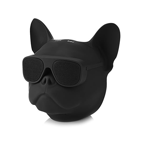 Altavoz Creativo con Forma de Perro, Reproductor de música portátil con Sonido estéreo con Forma de Perro Altavoz…