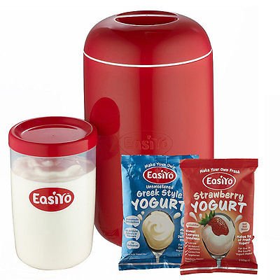 EasiYo Home-made Yoghurt Making Kit. Includes Maker, Jar & 2 Sachets by EasiYo