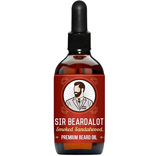 Sir Beardalot Beard Oil For Men - Smoked Sandalwood- 30ml