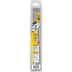 GYS - ELECTRODES Rutiles Acier Ø 1, 6 E6013 - ETUI de 50 - CONSOMMABLE Soudure Arc/MMA - toutes positions