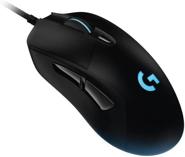 Logitech G G403 Kablolu Oyuncu Mouse, Hero 25K Sensör, 400 IPS İzleme Hızı, 6 Programlanabilir Tuş, 1 ms Bildirim Hızı, Siyah