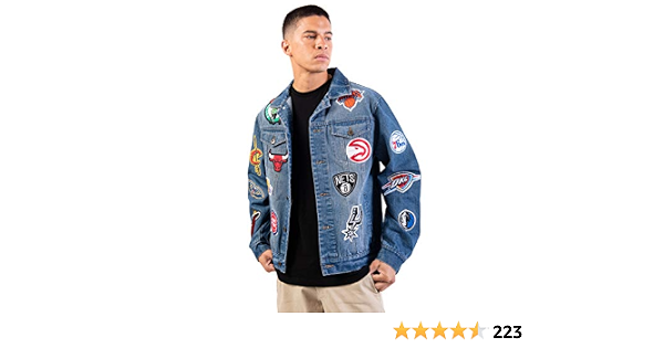 Multi Team Patch Jean Jacket 