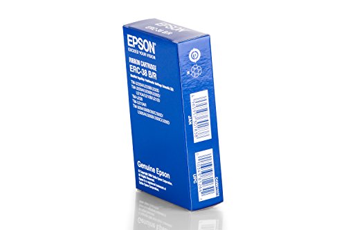 Original Farbbänder passend für Epson TM-U 210 B Epson ERC38BR C43S015376 - Premium - Schwarz, Rot