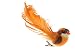 Produktbild Deko-Vögel mit Clip orange, 12 x 3,8 cm, 2 Stück, Tisch- und Raumdeko