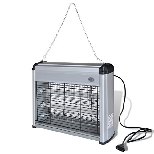 vidaXL Insektenvernichter Insektenfalle Fliegenfalle Fliegenfänger UV Lampe 16W 50196