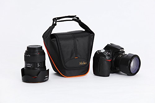 Akiko Water-resistant Bridge Camera and Compact System Shoulder camera case Bag Holder For Panasonic Lumix DMC TZ100 LX100 TZ70 TZ90 TZ80 LX15 TZ60 TZ100 DMC GX80 G80 G7 GX8; DC GX800 GH5 G9