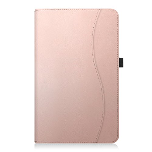 Fintie Samsung Galaxy Tab A 10.1 Hülle – [Eckenschutz] Multi-Winkel Betrachtung Folio Stand Schutzhülle Cover Case Tasche mit Dokumentschlitze, Standfunktion, Auto Wake / Sleep für Samsung Galaxy Tab A 10,1 Zoll T580N / T585N Tablet (2016 Version), Roségold - 9