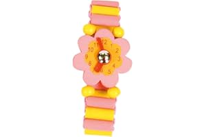 BINO WORLD OF TOYS BINO 9987119 - Holzuhr, rosa