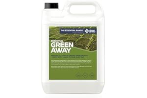 Stonecare4u 'GREEN AWAY' (formerly Moss Away) Patio, Roof, Drives,Tarmac & Paving, Kills Organic Growth, Algae and Mould (5 Litre)