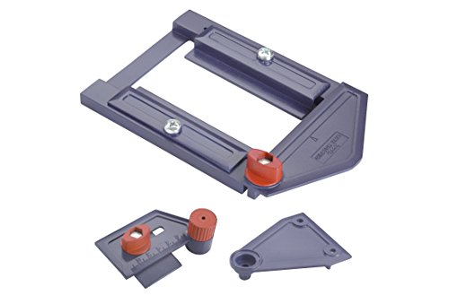 kwb LINE MASTER Kreisführung - Führungsschiene für Stichsäge und Kreissäge, Sägeschiene inkl. Zentrierhalterung