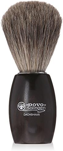 Dovo Pure Badger Shaving Brush Dark Wood 918 117