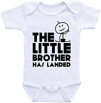 'The Little Brother Has Landed' Babygrow Toddler Body Suit